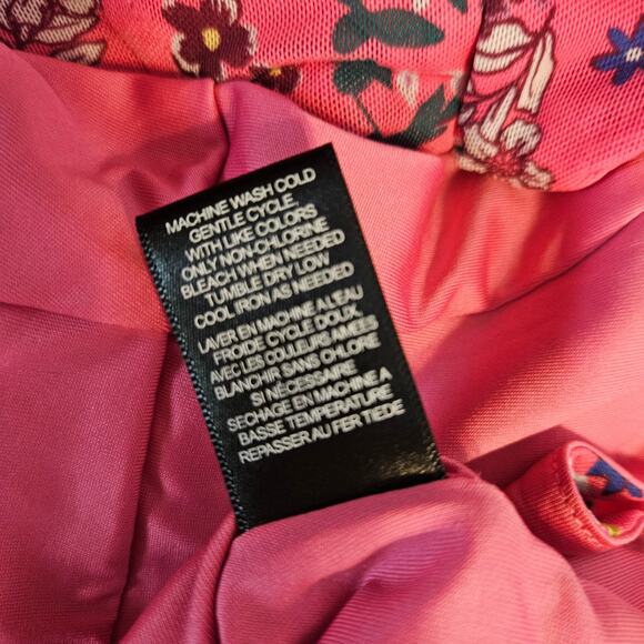 NWOT AFRM Myla Floral Corset Cropped Cap Sleeve Blouse Sz Large - Picture 13 of 14